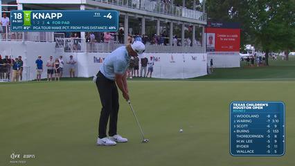 Jake Knapp | Round 2 | 18th hole | Shot 4 | 2026 Texas Children's