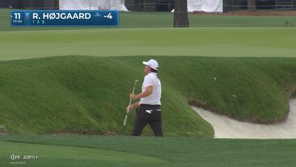 Rasmus Højgaard | Round 2 | 11th hole | Shot 2 | 2025 Houston Open