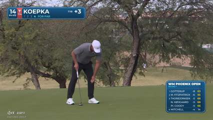 Brooks Koepka | Round 1 | 14th hole | Shot 4 | 2026 WM Phoenix Open