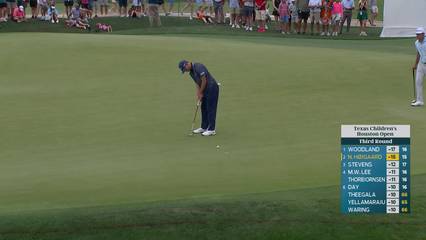 Nicolai Højgaard | Round 3 | 16th hole | Shot 4 | 2026 Texas Children's