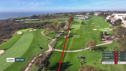 Scottie Scheffler | Round 3 | 15th hole | Shot 1 | 2025 Genesis