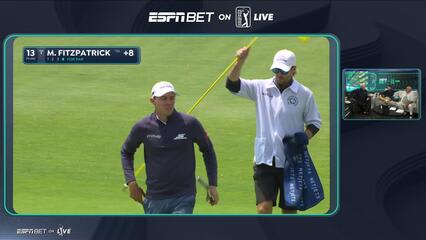 Matt Fitzpatrick | Round 3 | 13th hole | Shot 4 | 2025 the Memorial