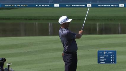 Taylor Pendrith | Round 2 | 7th hole | Shot 2 | 2026 THE PLAYERS