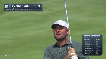 Scottie Scheffler | Round 2 | 10th hole | Shot 2 | 2026 TOUR Championship