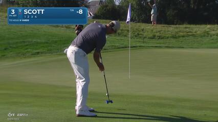 Adam Scott | Round 3 | 3rd hole | Shot 4 | 2025 3M Open
