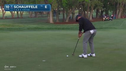 Xander Schauffele | Round 1 | 10th hole | Shot 4 | 2025 Valspar