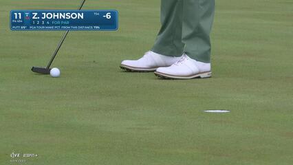 Zach Johnson | Round 4 | 11th hole | Shot 4 | 2025 John Deere