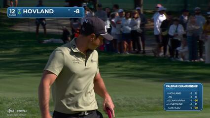 Viktor Hovland | Round 3 | 12th hole | Shot 4 | 2025 Valspar