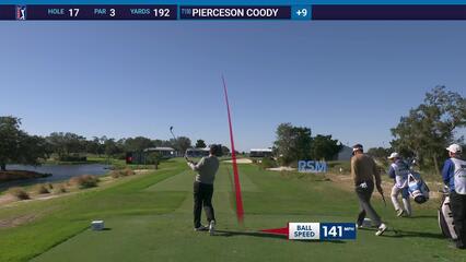 Pierceson Coody | Round 2 | 17th hole | Shot 1 | 2024 The RSM Classic