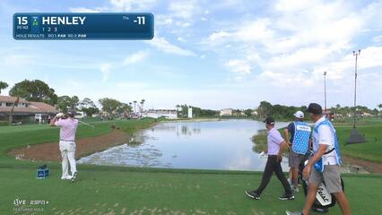 Russell Henley | Round 3 | 15th hole | Shot 1 | 2025 Cognizant Classic