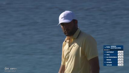 Scottie Scheffler | Round 2 | 13th hole | Shot 3 | 2025 Genesis Scottish Open
