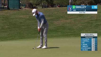 Alex Smalley | Round 4 | 4th hole | Shot 4 | 2025 Mexico Open