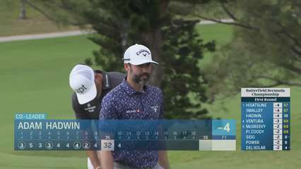 Adam Hadwin | Round 1 | 10th hole | Shot 4 | 2025 Butterfield Bermuda