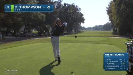 Davis Thompson | Round 1 | 9th hole | Shot 1 | 2025 The RSM Classic