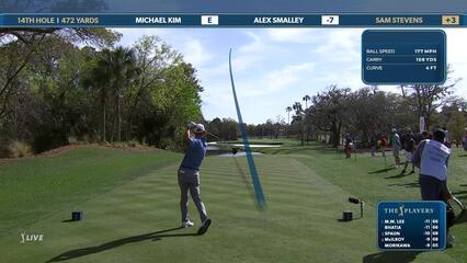 Sam Stevens | Round 2 | 14th hole | Shot 1 | 2025 THE PLAYERS