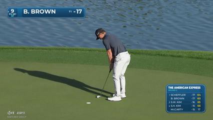 Blades Brown | Round 2 | 9th hole | Shot 4 | 2026 The American Express