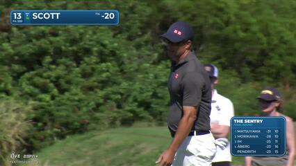 Adam Scott | Round 4 | 13th hole | Shot 5 | 2025 The Sentry