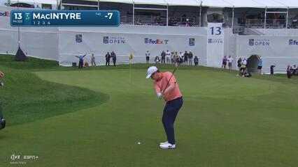 Robert MacIntyre | Round 4 | 13th hole | Shot 3 | 2025 RBC Canadian