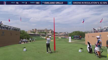 Emiliano Grillo | Round 1 | 16th hole | Shot 1 | 2025 Valero