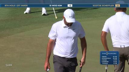 Scottie Scheffler | Round 3 | 8th hole | Shot 3 | 2026 THE PLAYERS