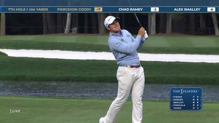 Pierceson Coody | Round 2 | 7th hole | Shot 2 | 2026 THE PLAYERS
