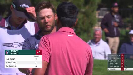 Tony Finau | Round 3 | 18th hole | Shot 5 | 2025 Genesis