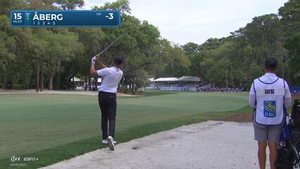 Ludvig Åberg | Round 4 | 15th hole | Shot 2 | 2025 RBC Heritage