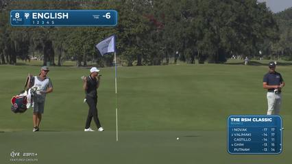 Harris English | Round 2 | 8th hole | Shot 3 | 2025 The RSM Classic