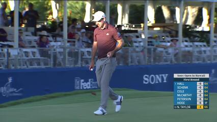 Nick Taylor | Round 1 | 18th hole | Shot 5 | 2025 Sony Open