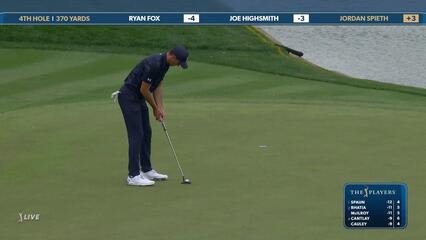 Jordan Spieth | Round 4 | 4th hole | Shot 5 | 2025 THE PLAYERS