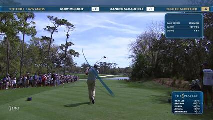 Scottie Scheffler | Round 2 | 5th hole | Shot 1 | 2025 THE PLAYERS