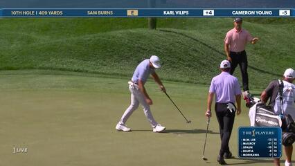 Sam Burns | Round 2 | 10th hole | Shot 4 | 2025 THE PLAYERS