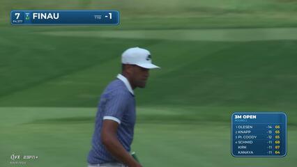 Tony Finau | Round 2 | 7th hole | Shot 4 | 2025 3M Open
