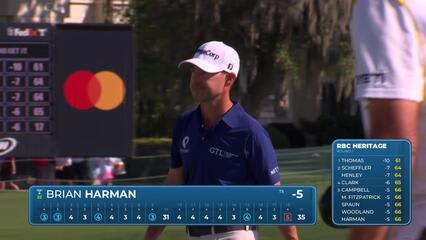 Brian Harman | Round 1 | 18th hole | Shot 5 | 2025 RBC Heritage