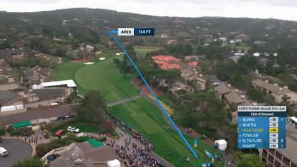 Ryo Hisatsune | Round 3 | 1st hole | Shot 1 | 2026 AT&T Pebble Beach
