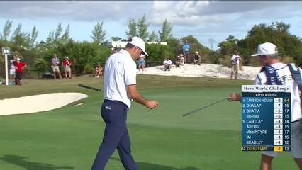 Scottie Scheffler | Round 1 | 14th hole | Shot 2 | 2024 Hero World Challenge