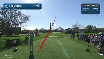 Sam Burns | Round 1 | 14th hole | Shot 1 | 2025 Arnold Palmer