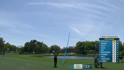 Viktor Hovland | Round 3 | 3rd hole | Shot 2 | 2025 Valspar