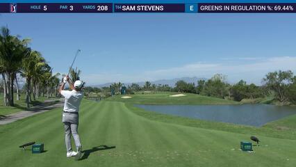Sam Stevens | Round 1 | 5th hole | Shot 1 | 2025 Mexico Open
