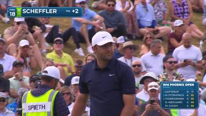 Scottie Scheffler | Round 1 | 9th hole | Shot 4 | 2026 WM Phoenix Open