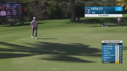 Russell Henley | Round 2 | 6th hole | Shot 4 | 2026 Sony Open