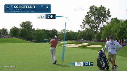 Scottie Scheffler | Round 3 | 6th hole | Shot 2 | 2025 the Memorial