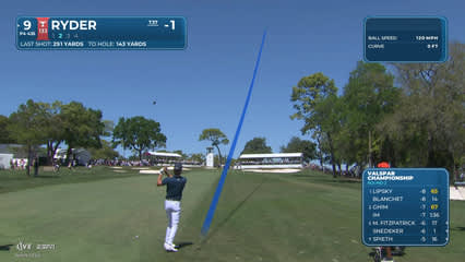 Sam Ryder | Round 2 | 9th hole | Shot 2 | 2026 Valspar