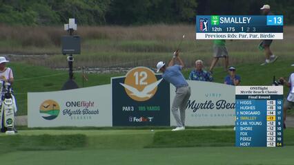 Alex Smalley | Round 4 | 12th hole | Shot 1 | 2025 ONEflight Myrtle