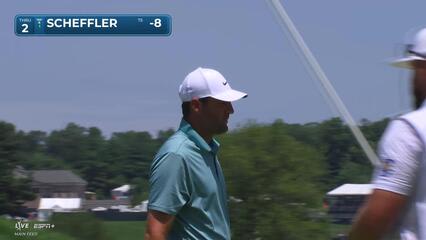 Scottie Scheffler | Round 4 | 2nd hole | Shot 4 | 2025 Travelers