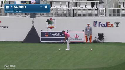 Jackson Suber | Round 2 | 15th hole | Shot 1 | 2025 Houston Open