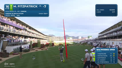 Matt Fitzpatrick | Round 2 | 16th hole | Shot 1 | 2026 WM Phoenix Open