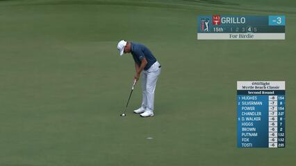 Emiliano Grillo | Round 2 | 15th hole | Shot 4 | 2025 ONEflight Myrtle