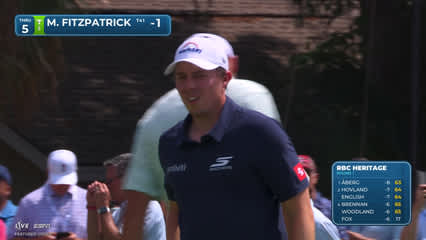 Matt Fitzpatrick | Round 1 | 5th hole | Shot 4 | 2026 RBC Heritage