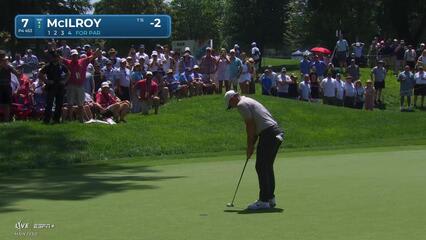 Rory McIlroy | Round 1 | 7th hole | Shot 4 | 2025 Travelers
